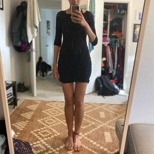 Bebe black party dress